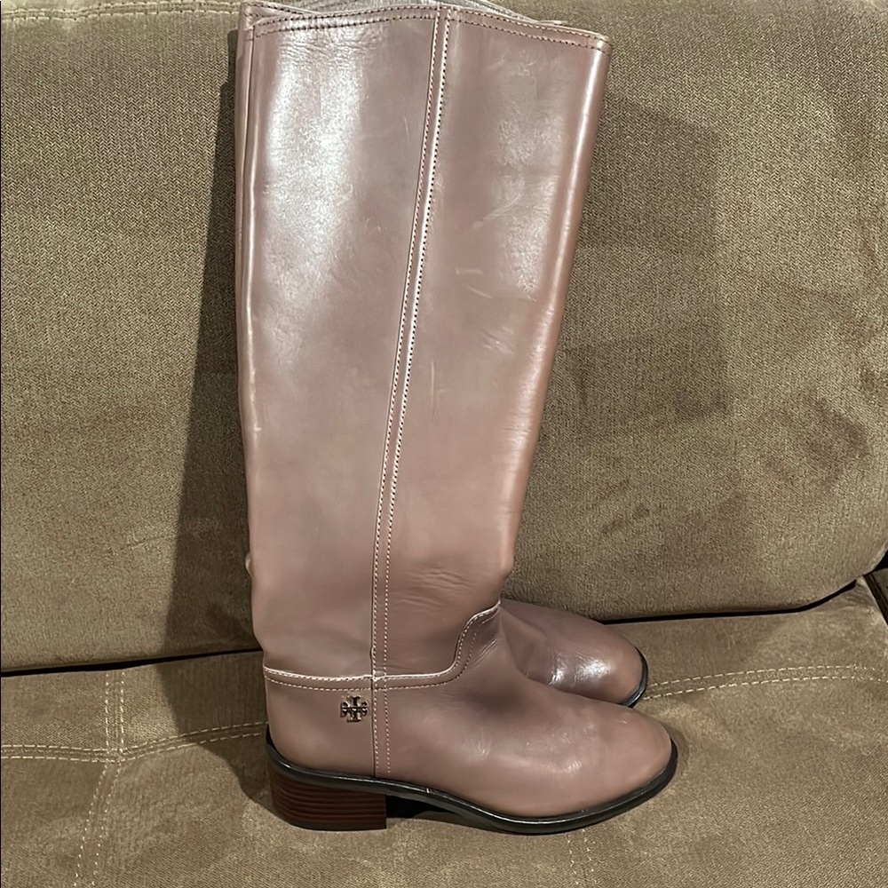 Tory Burch Tall Leather Boots - Brown